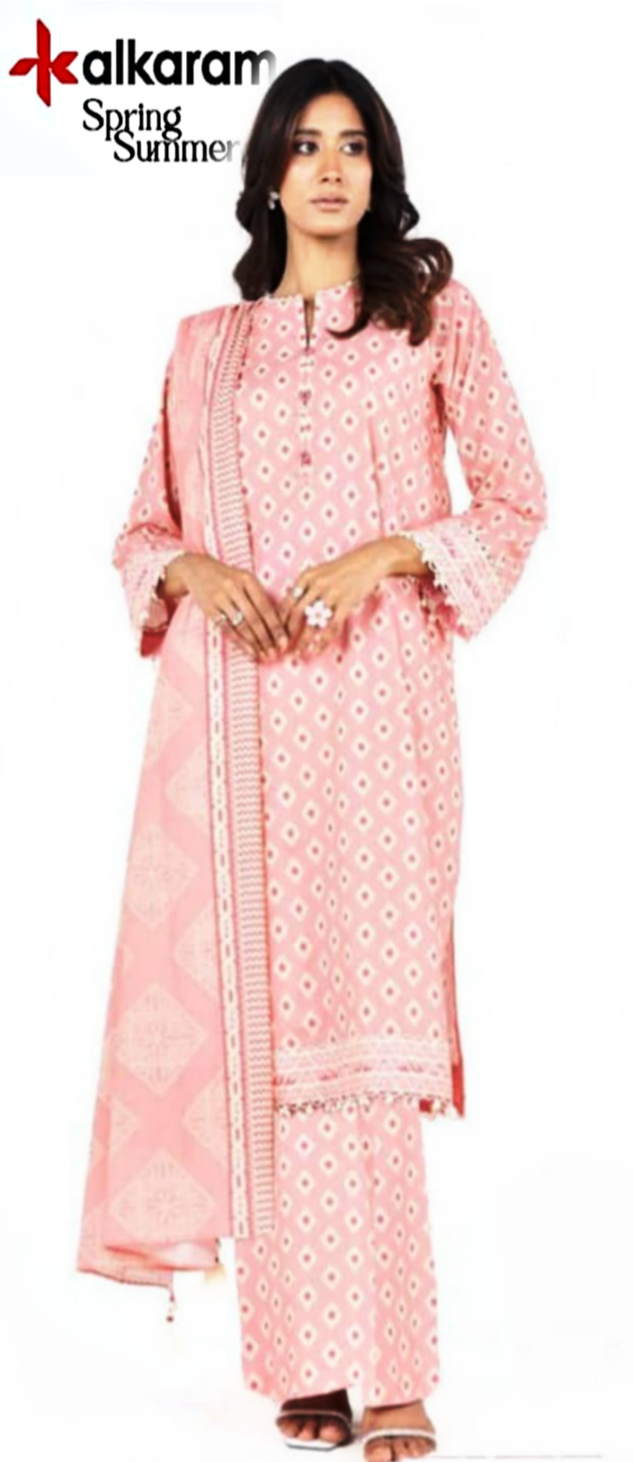 Alkaram Premium Printed Lawn 3pc