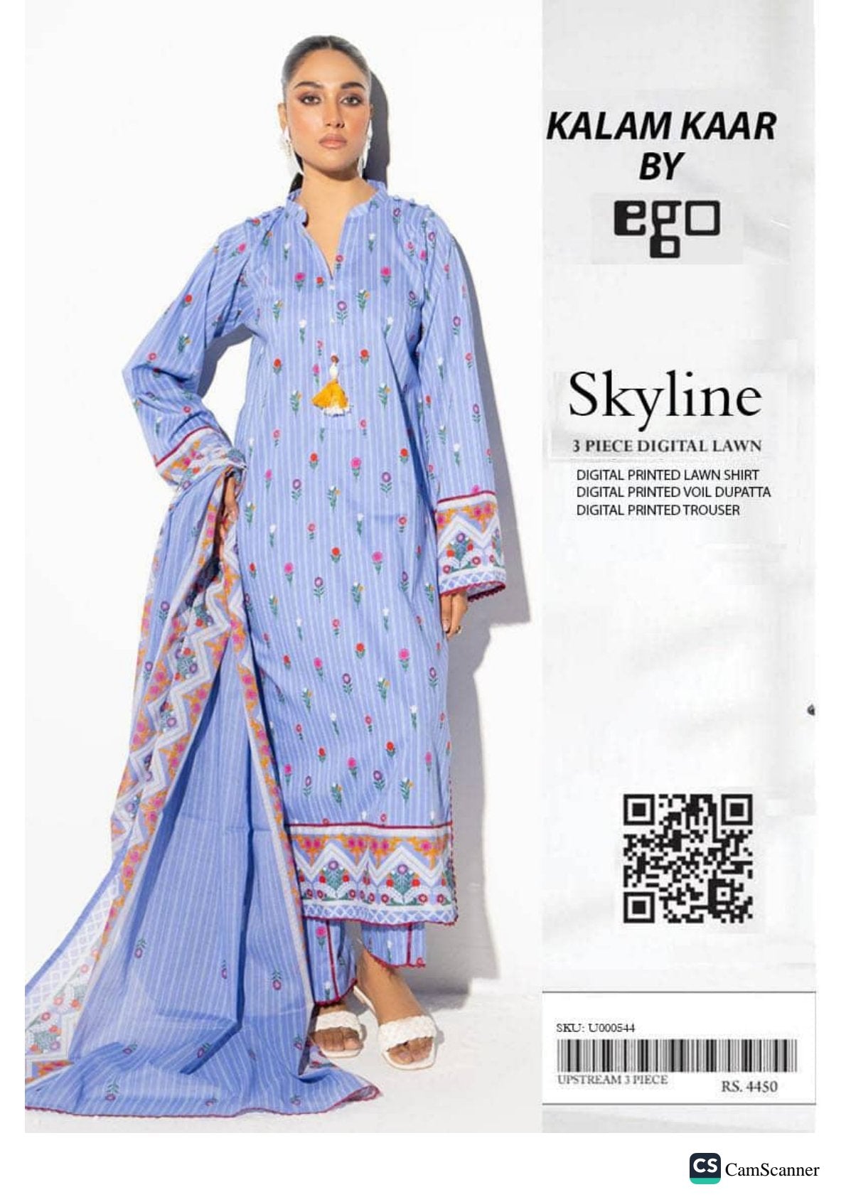 🌟QALAMKAR BY✨ EGO 3 PIECE