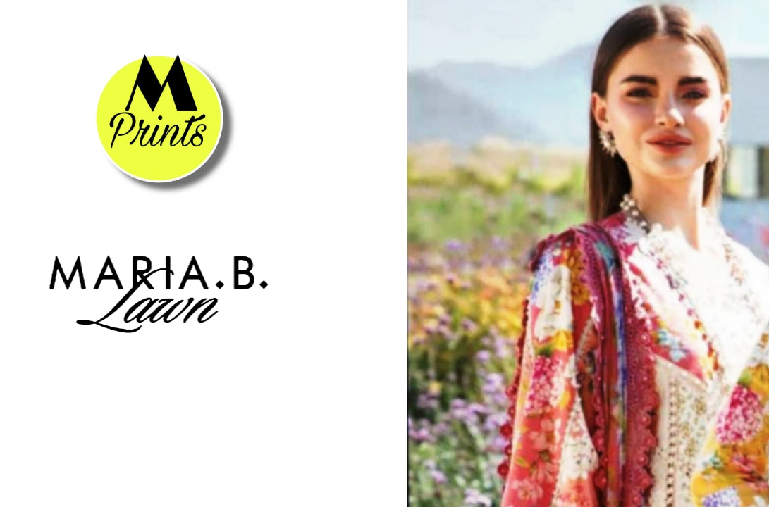 M PRINTS LAWN 3PC BY MARIA B