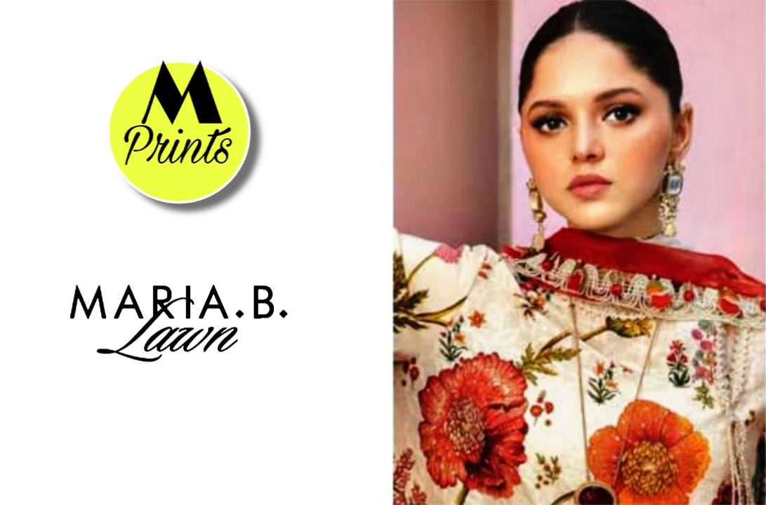M PRINTS LAWN 3PC BY MARIA B