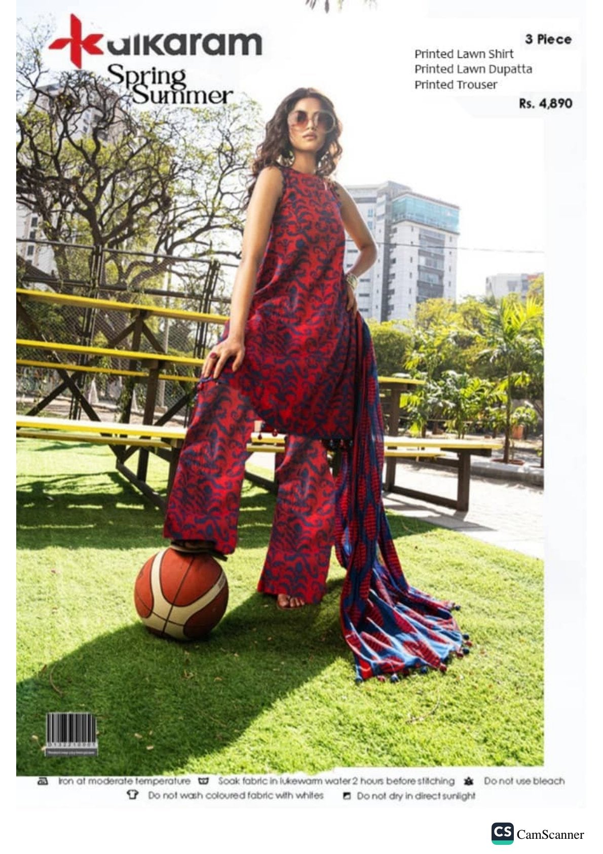 Alkaram lawn 3Piece