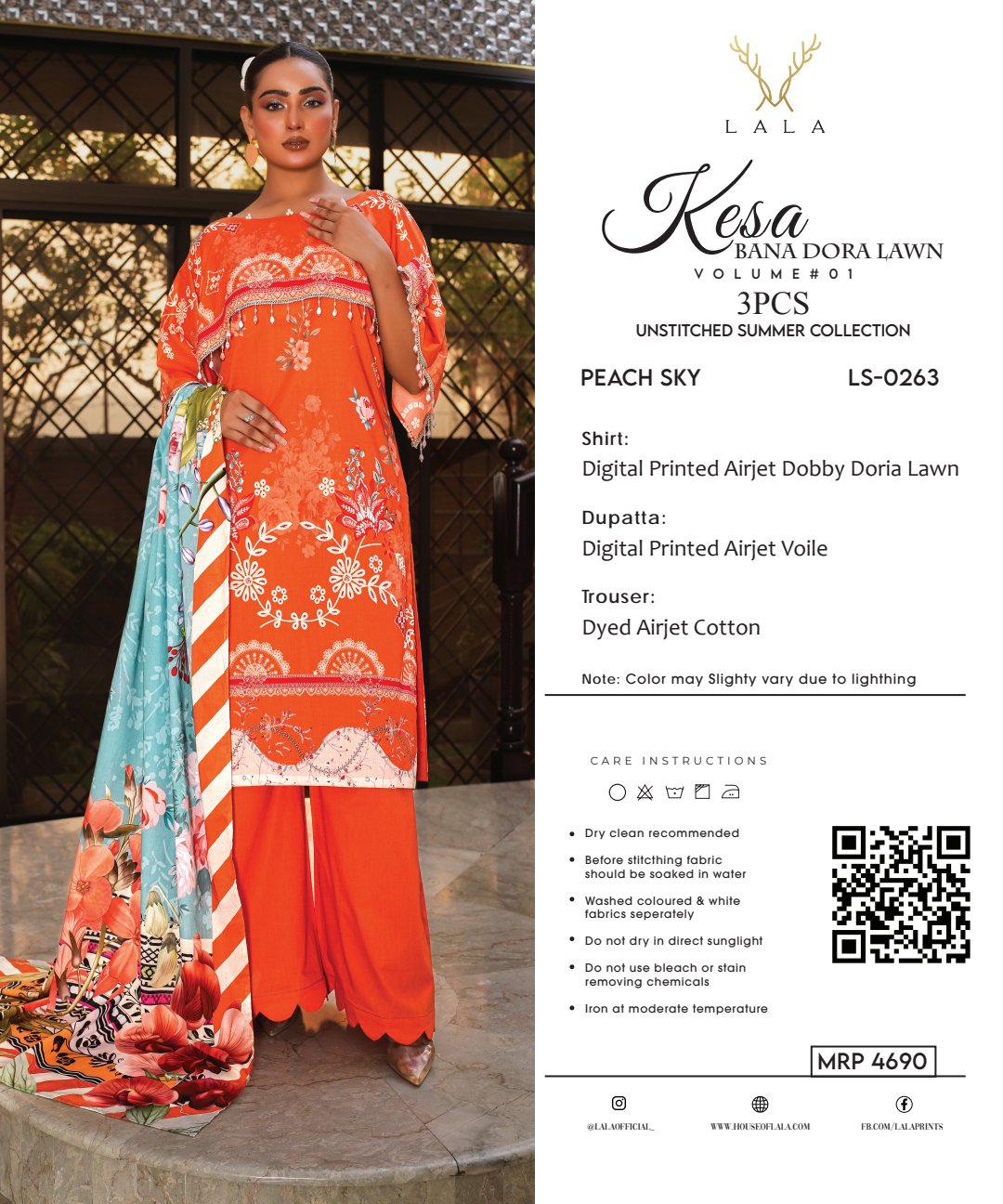 ๐KESA (BANA DORA)BRAND 3 PIECE
