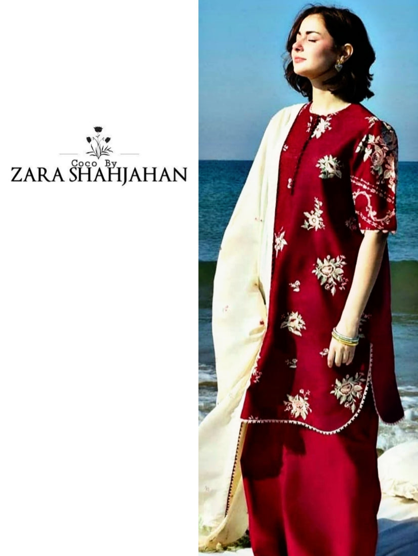 Zara Shahjahan Printed Lawn 3pc