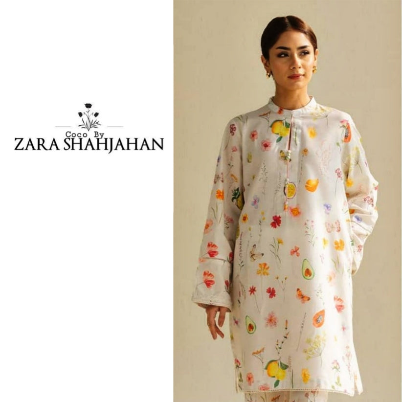 Zara Shahjahan Printed Lawn 3pc