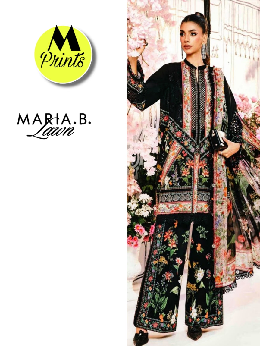 M PRINTS LAWN 3PC BY MARIA B