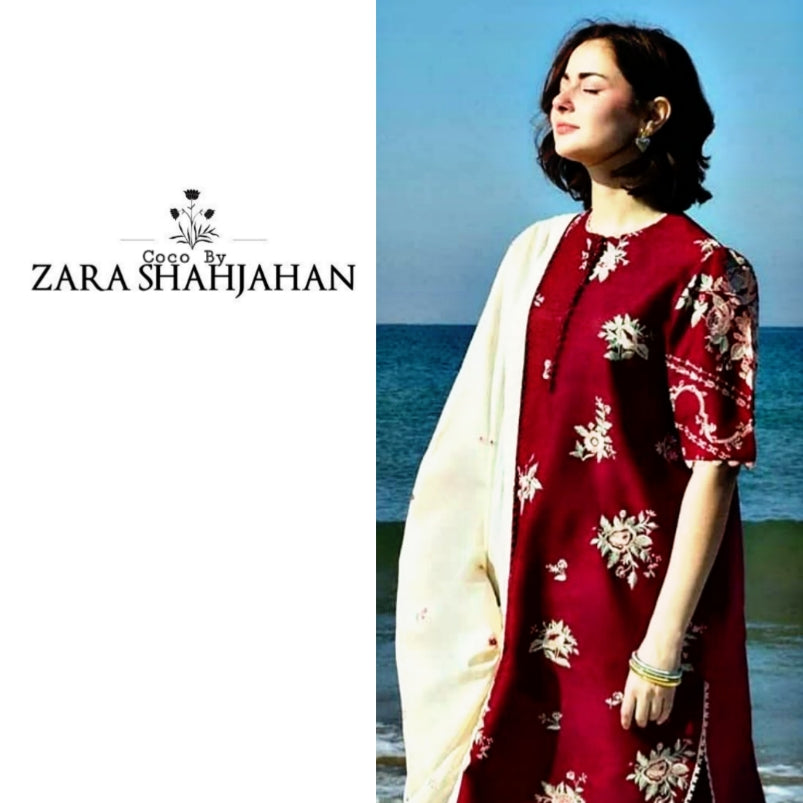 Zara Shahjahan Printed Lawn 3pc