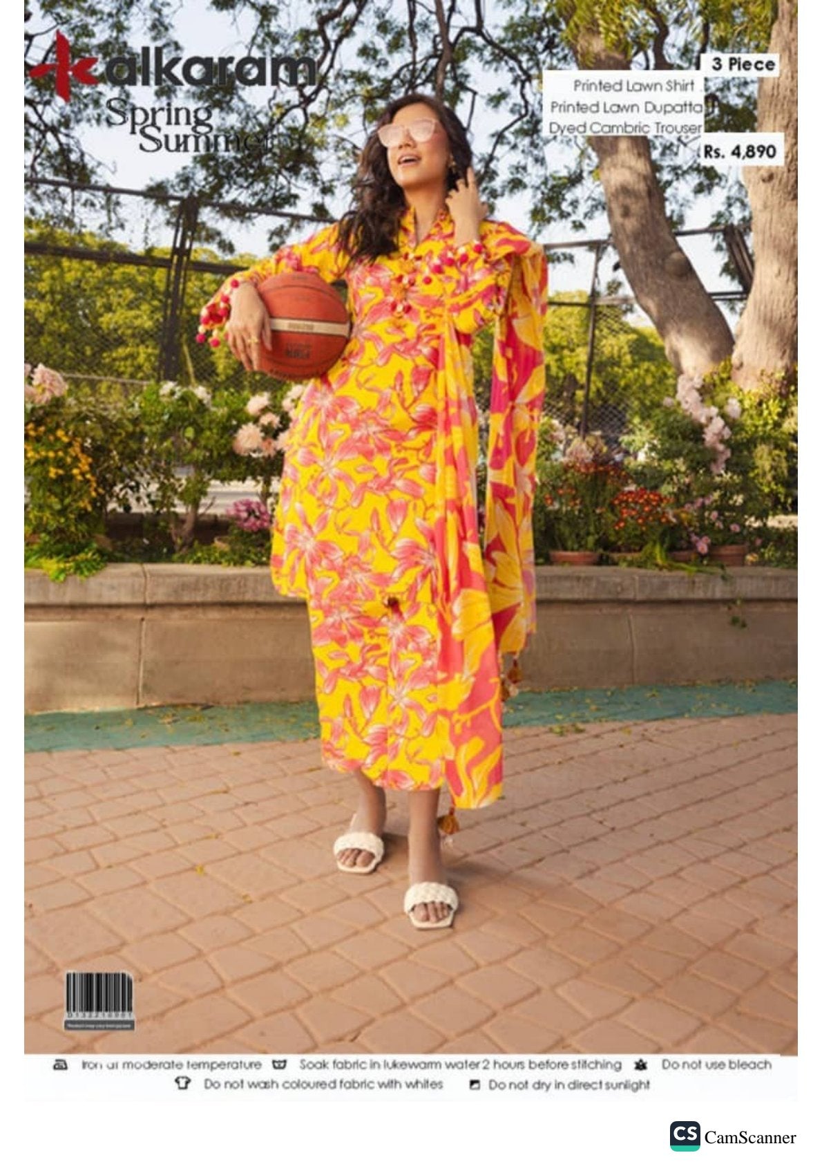 Alkaram lawn 3Piece
