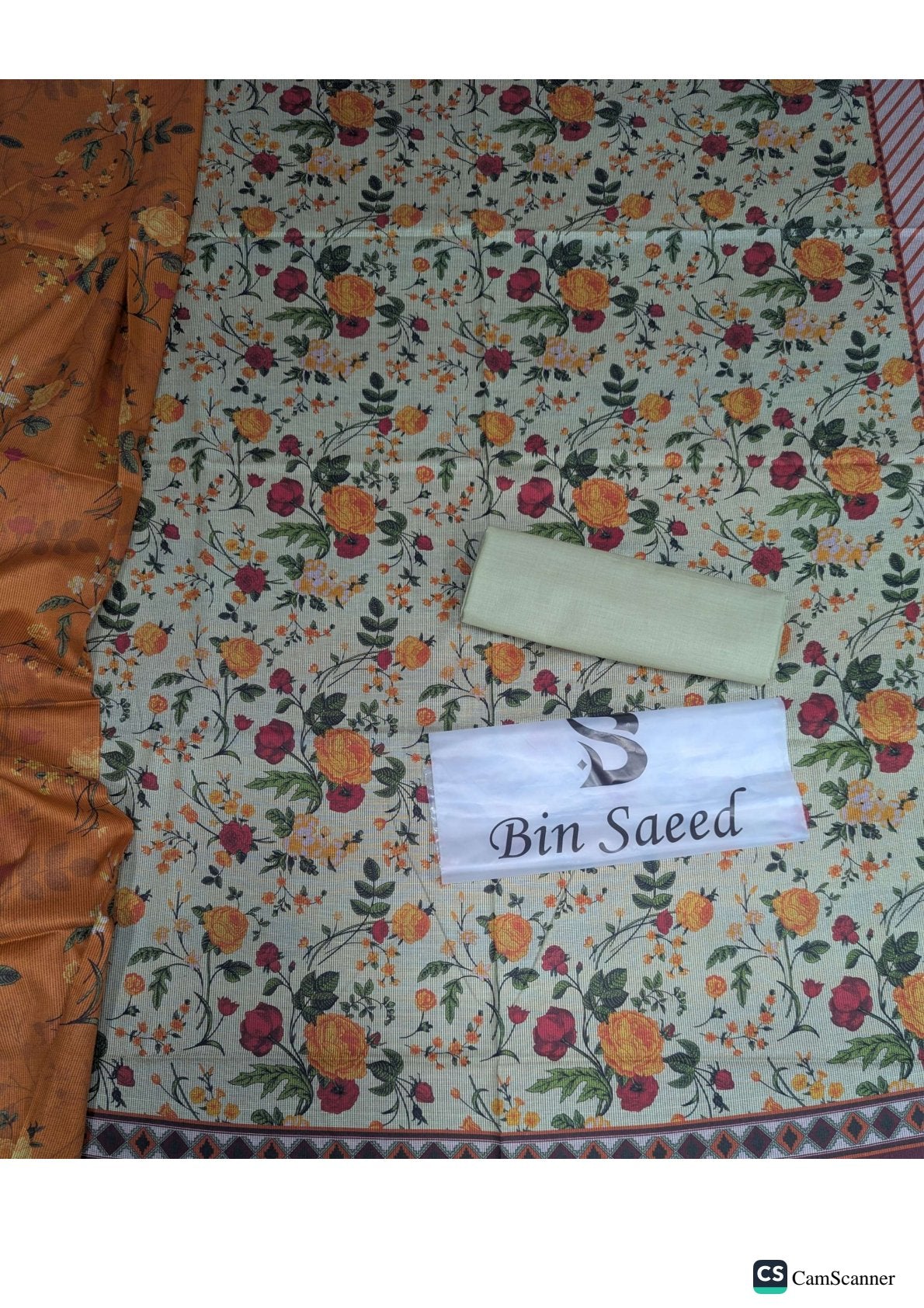 BIN SAEED BRAND (LAWN) 3 piece (2025)