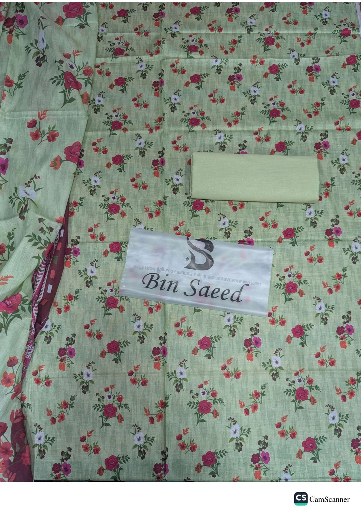 BIN SAEED BRAND (LAWN) 3 piece (2025)