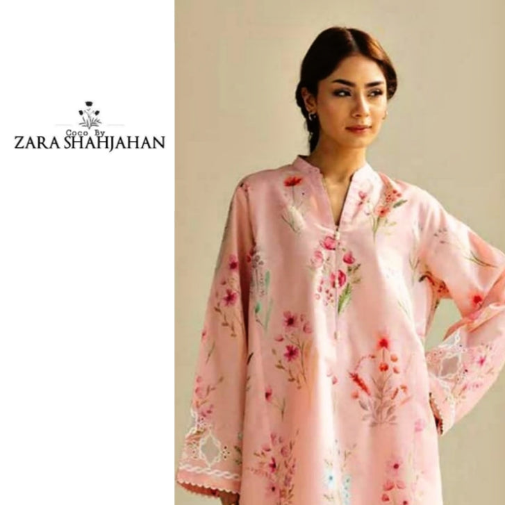 Zara Shahjahan Printed Lawn 3pc