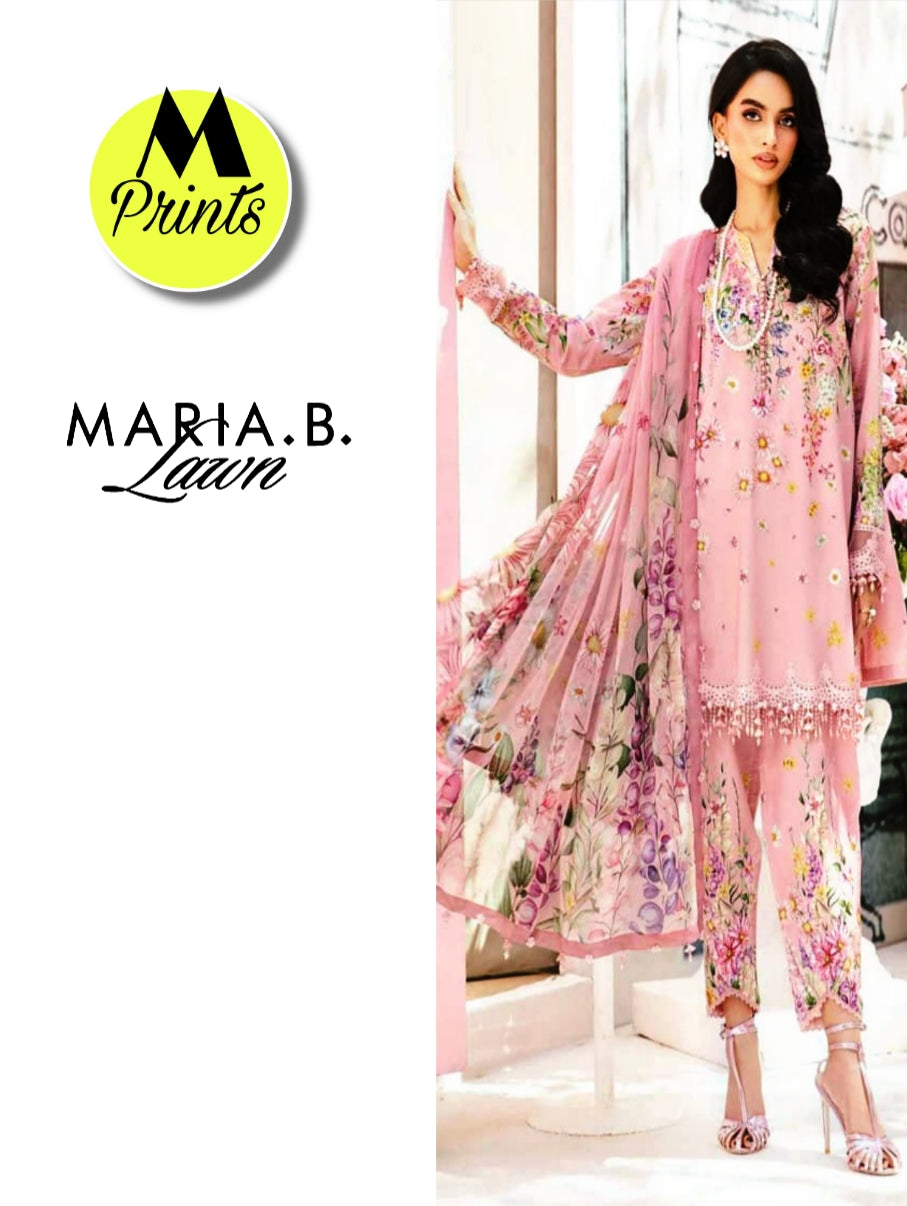 M PRINTS LAWN 3PC BY MARIA B