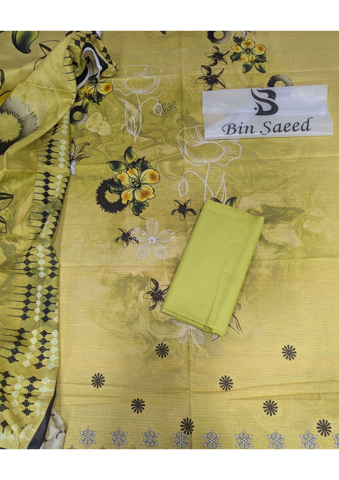 BIN SAEED (BANA DORA) LAWN (2025) 3 piece Vol No 2