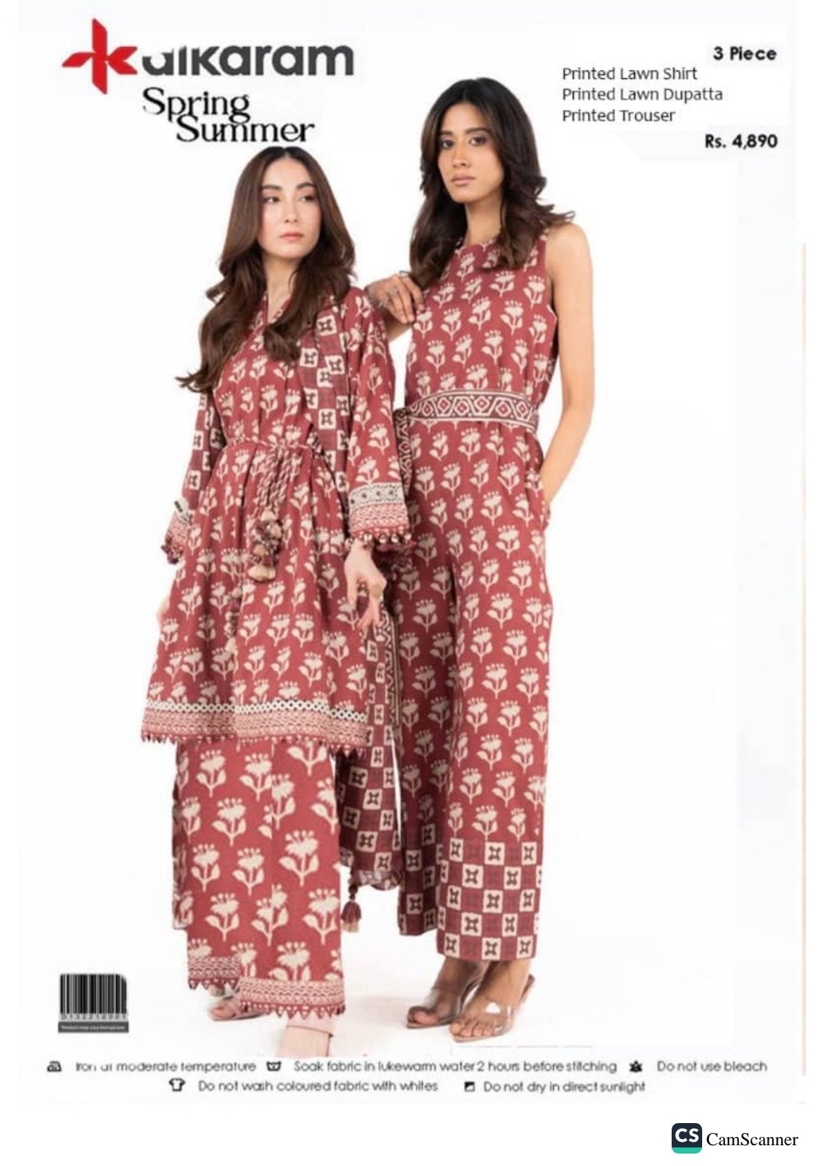 Alkaram lawn 3Piece