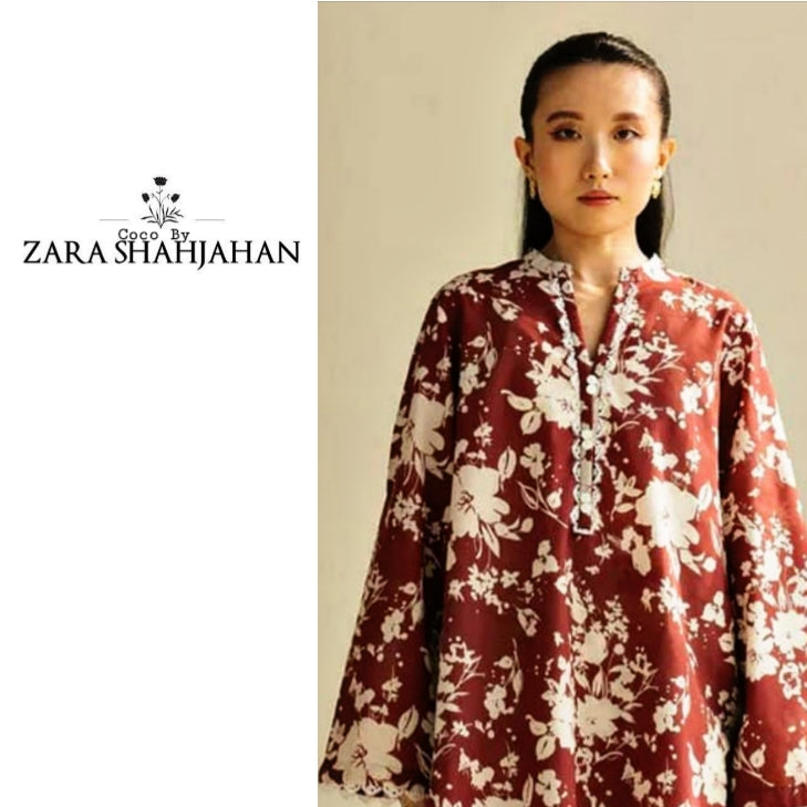 Zara Shahjahan Printed Lawn 3pc