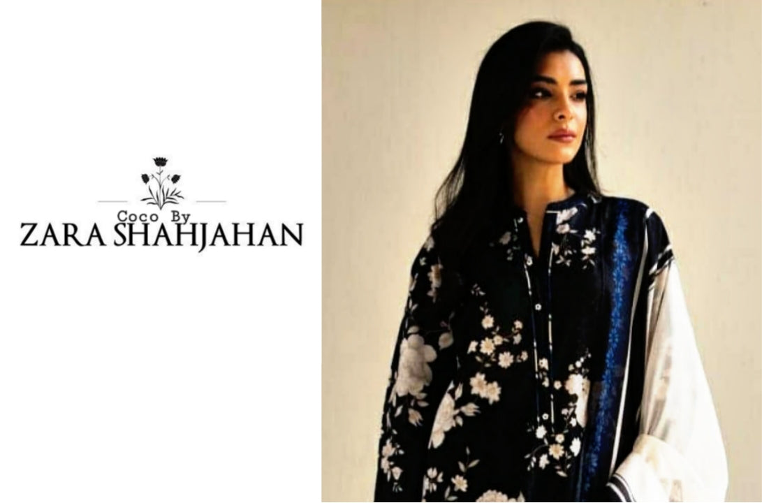 Zara Shahjahan Printed Lawn 3pc