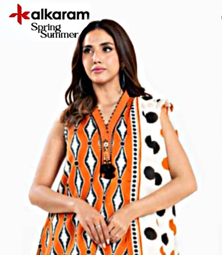 Alkaram Premium Printed Lawn 3pc