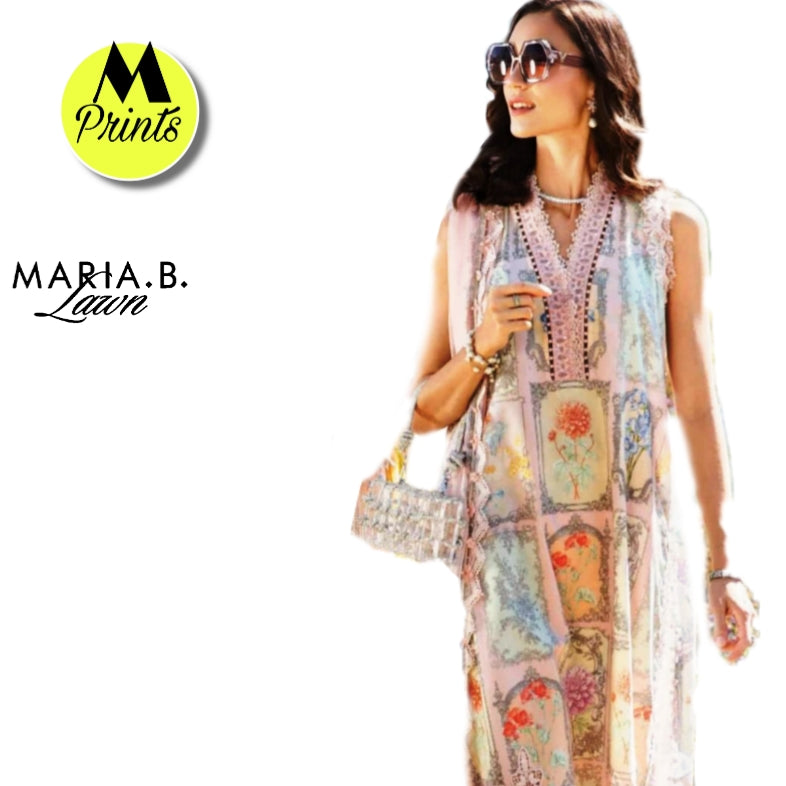 M PRINTS LAWN 3PC BY MARIA B