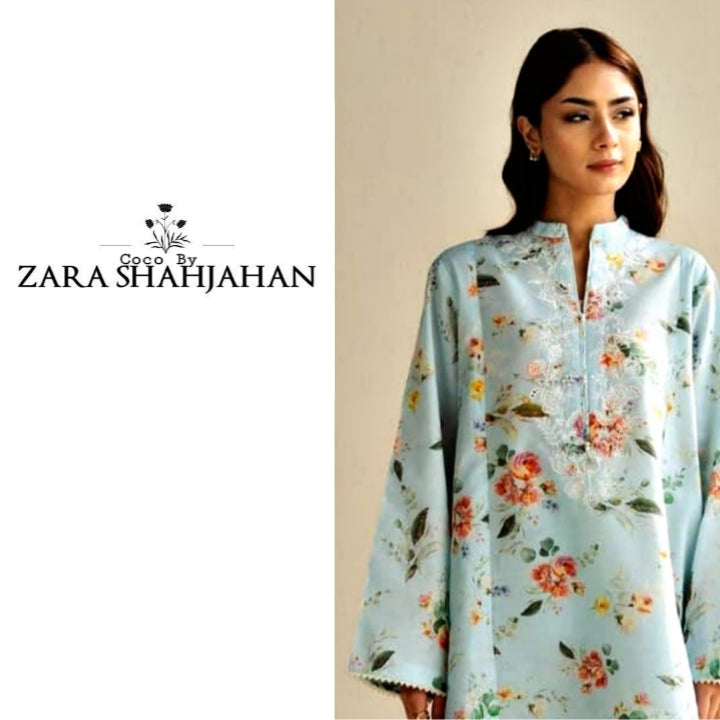 Zara Shahjahan Printed Lawn 3pc