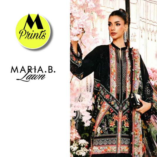 M PRINTS LAWN 3PC BY MARIA B