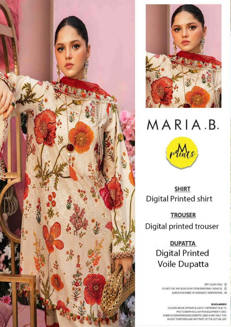 MARIA B By M Printed 3piece