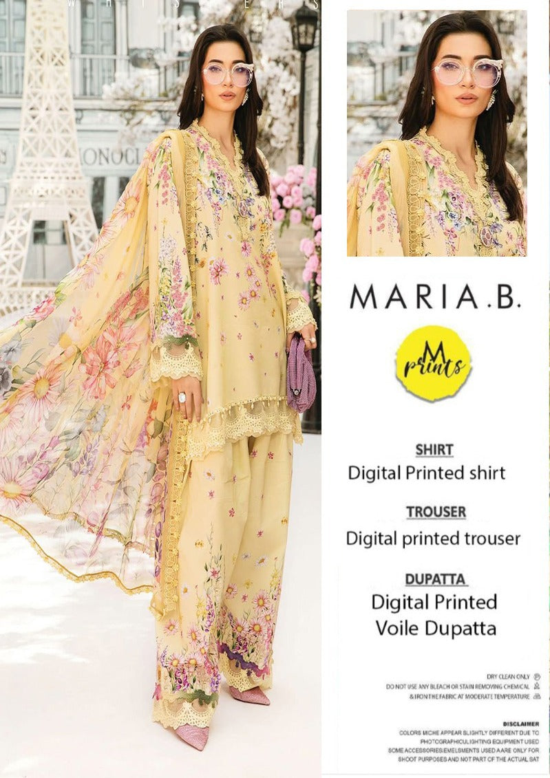 MARIA B By M Printed 3piece