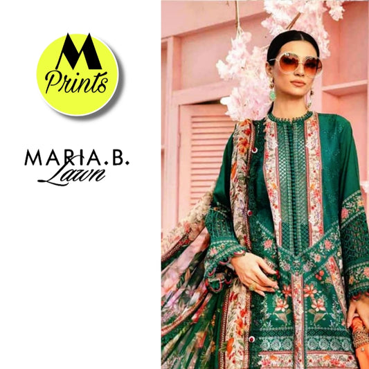 M PRINTS LAWN 3PC BY MARIA B
