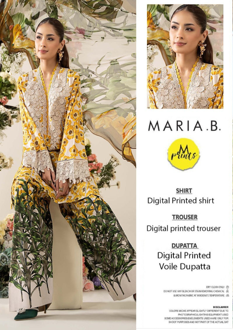 MARIA B By M Printed 3piece