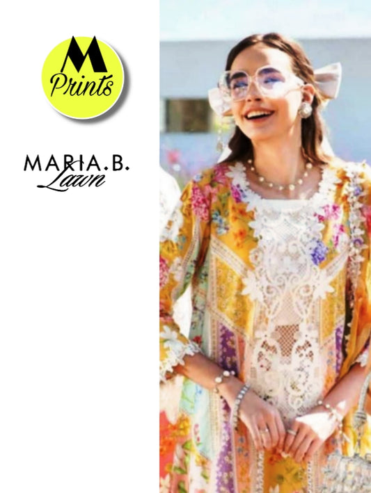M PRINTS LAWN 3PC BY MARIA B