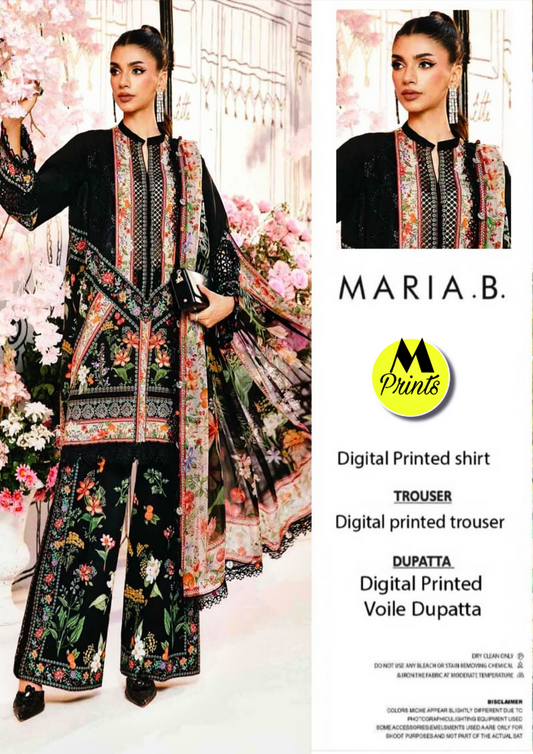 M PRINTS LAWN 3PC BY MARIA B