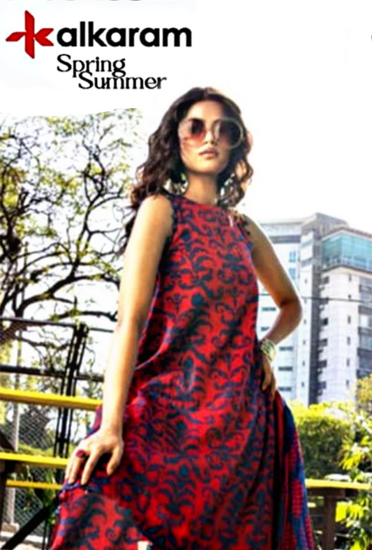 Alkaram Premium Printed Lawn 3pc