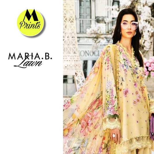 M PRINTS LAWN 3PC BY MARIA B